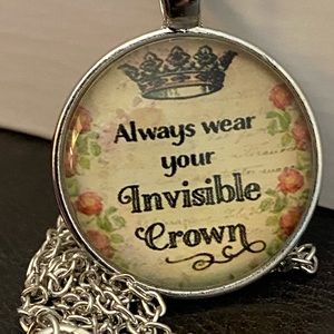 3/25 Necklace Keyring Always Wear Invisible Crown